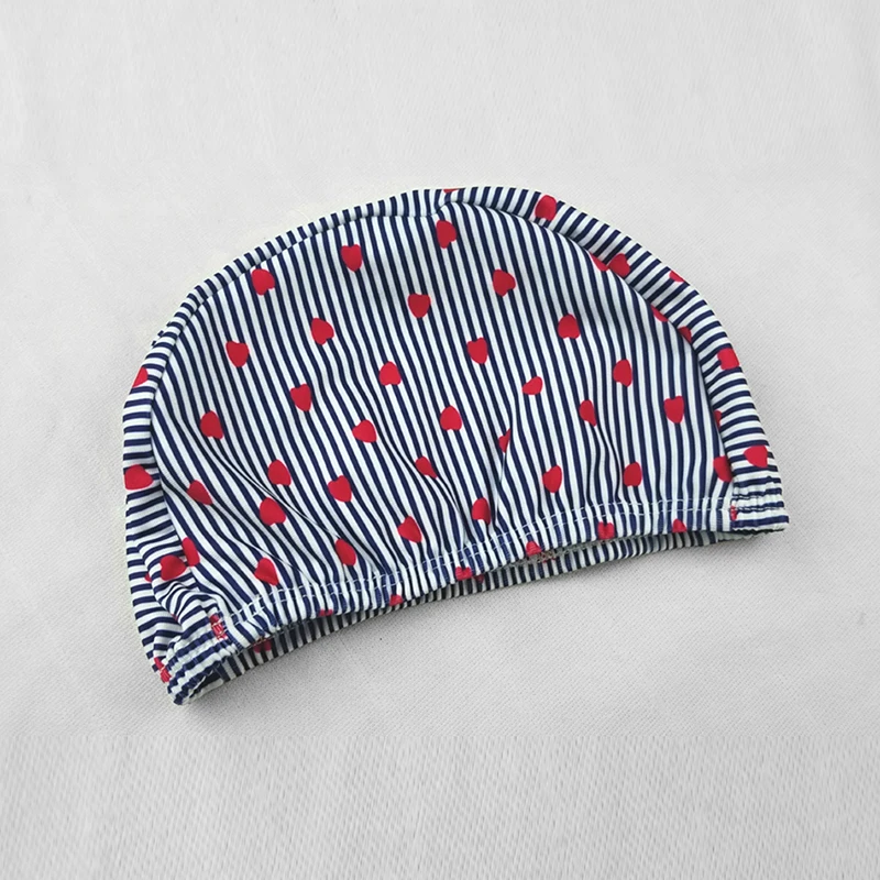 2pcs Baby Newborn Swimming Caps 0-6Y Children Boys Girls Cartoon Printed Waterproof Hair Wash Hat