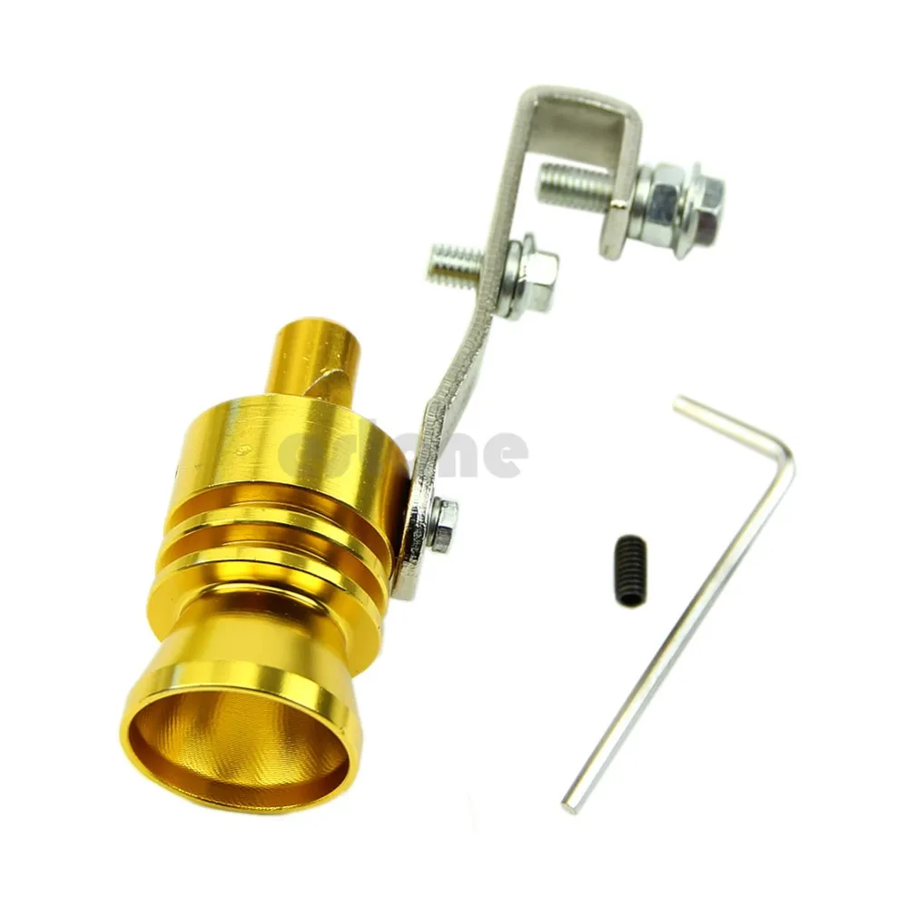 1 PC Universal coche Turbo silbato de sonido silenciador de tubo de escape soplado Vale BOV simulador silbato XL/L/ m/S tamaño C45