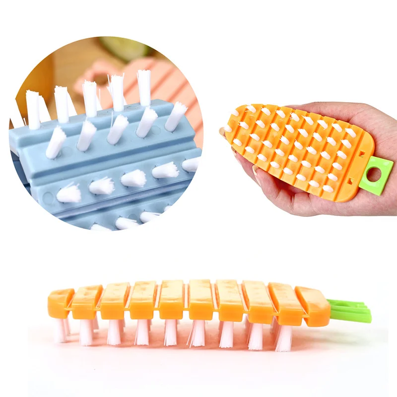 

New Dish Washing Sponge Scrubber Hot Cleaning Cooking Concept Kitchen Accessories Fruit and Vegetable Brush Vegetarian Scrubber