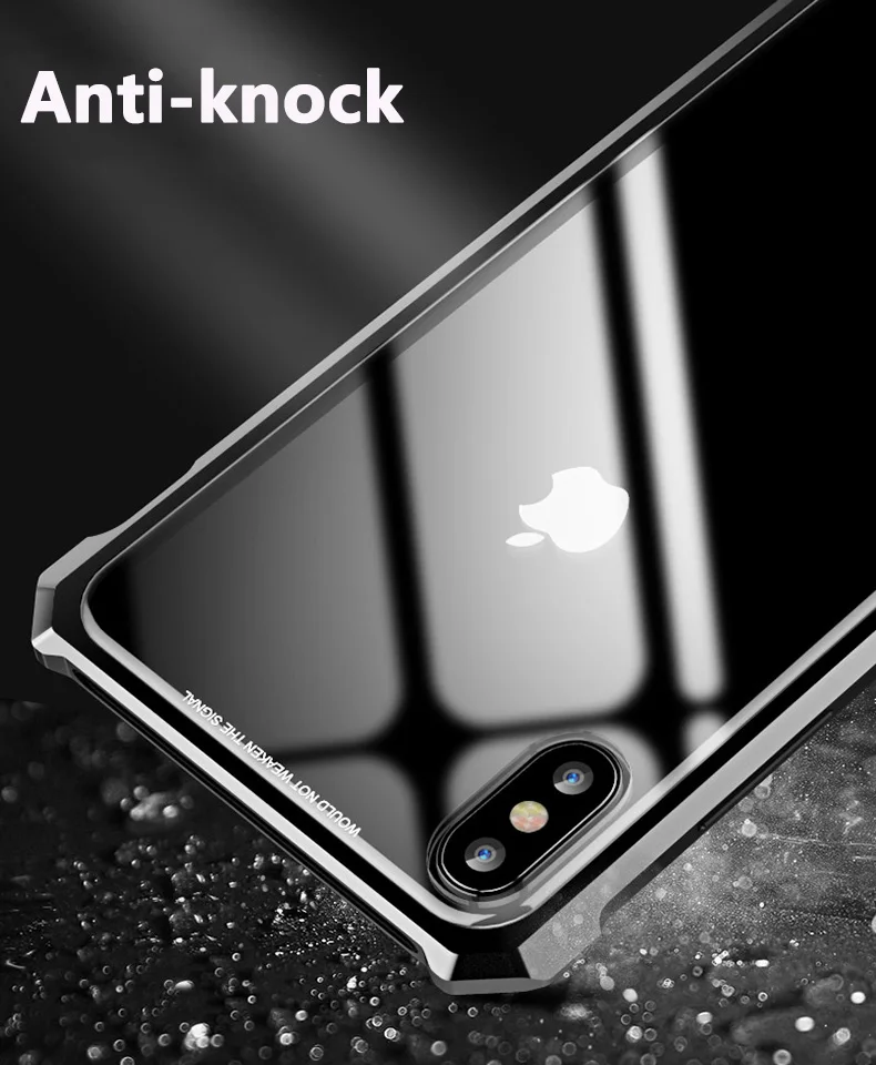 Металлический чехол для iPhone xs чехол Роскошный прозрачный жесткий пластиковый Алюминиевый металлический каркас чехол для iPhone XS чехол для MAX XR тонкий