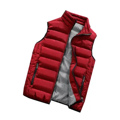 

2019 Spring Autumn Brand Vest Men Warm Sleeveless Jacket Men Winter Waistcoat Men's Vest Casual Coats Mens Colete Plus Size 5XL