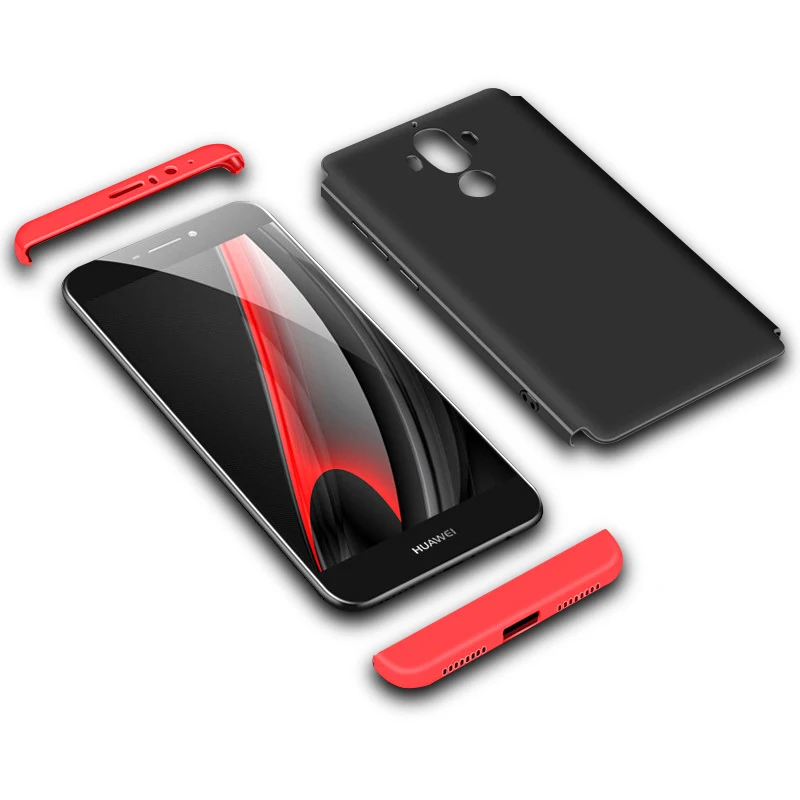 

Phone Case For Huawei P9 P10 lite Mate 9 360 Degree Full Cover Hard PC Protective Capa Coque