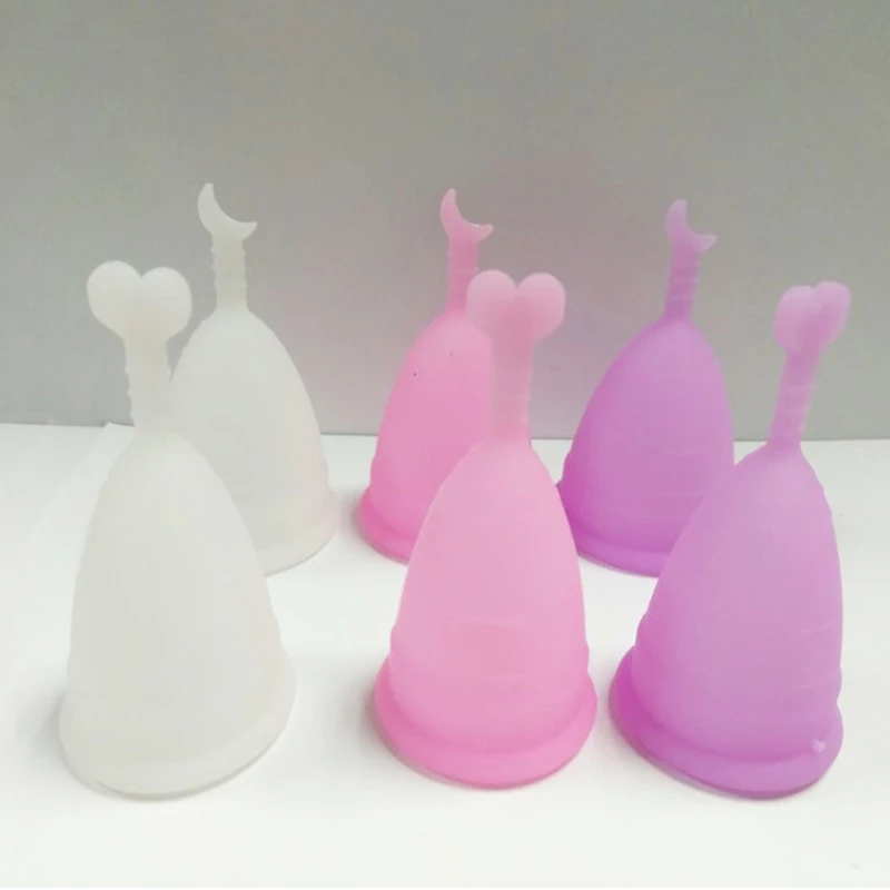 

Feminine Hygiene Lady Cup Menstrual Cup Silicone Coppetta Mestruale Coupe Menstruelle Moon Period Cup Menstrual Cup
