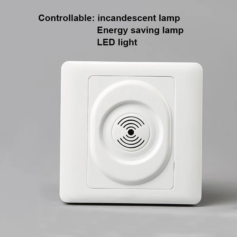 Настенный светильник для умного дома с датчиком голосового управления, автоматический переключатель, светодиодный светильник со звуком для умного дома