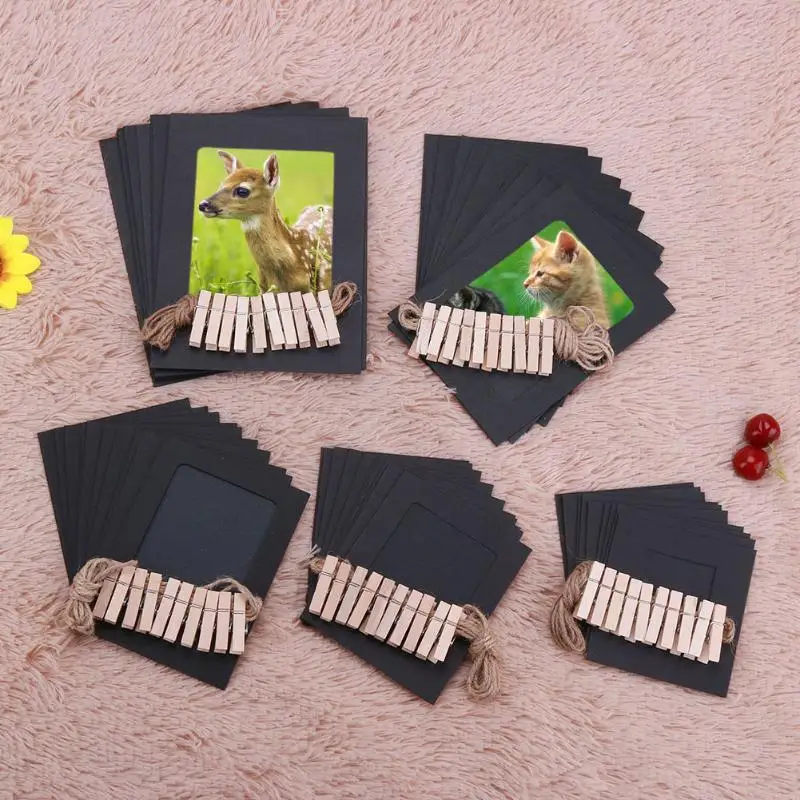 10pcs/set DIY Hanging Picture Album Classic Combination Wall Paper