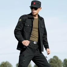 Мужская куртка-бомбер хлопковая Военная тактическая куртка камуфляжная охотничья куртка Черная Спортивная походная Военная Мужская куртка спортивное пальто