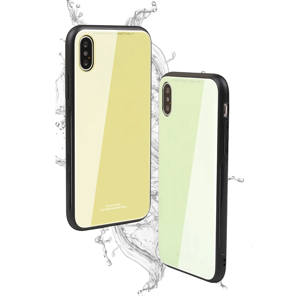 Зеркальный стеклянный чехол CYBORIS для iPhone 7 8 iphone 8plus 6 6s plus X задняя крышка|Бамперы| |