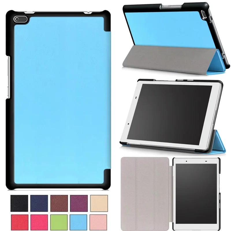 Чехол для Lenovo Tab 4 8 кожаный смарт-чехол TAB4 ТБ-8504F TB-8504 | Компьютеры и офис