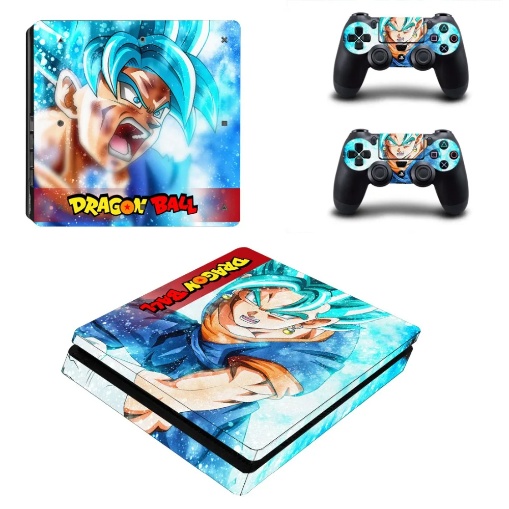 DRAGON BALL PS4 Slim sticker s кожа для sony playstation 4 play station 4 Slim консоль и контроллер Skins Vinilo sticker