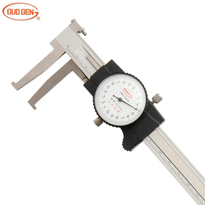 GUOGEN Inside Groove Dial Caliper 9 150/200 30 300mm/0.02 Inner Vernier