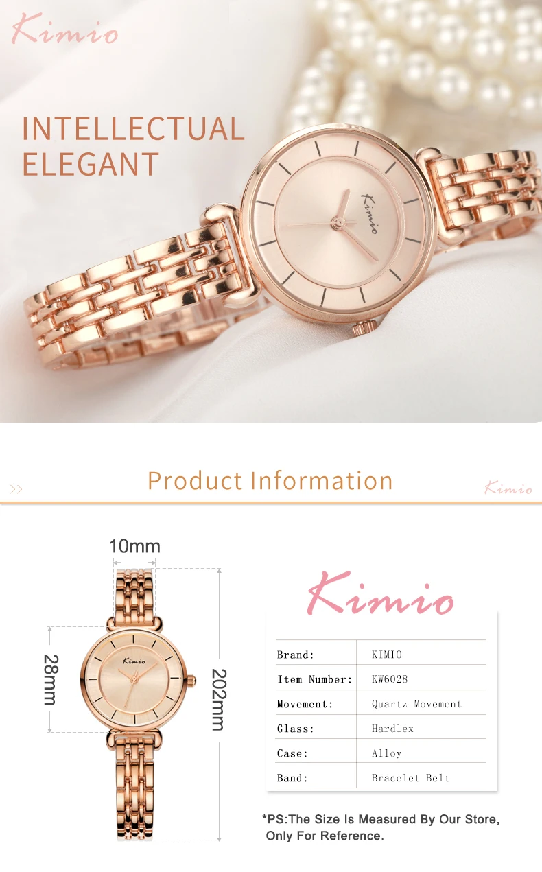 Kimio золотые часы женские креативные стальные женские часы с браслетом женские часы Relogio Feminino Montre Femme