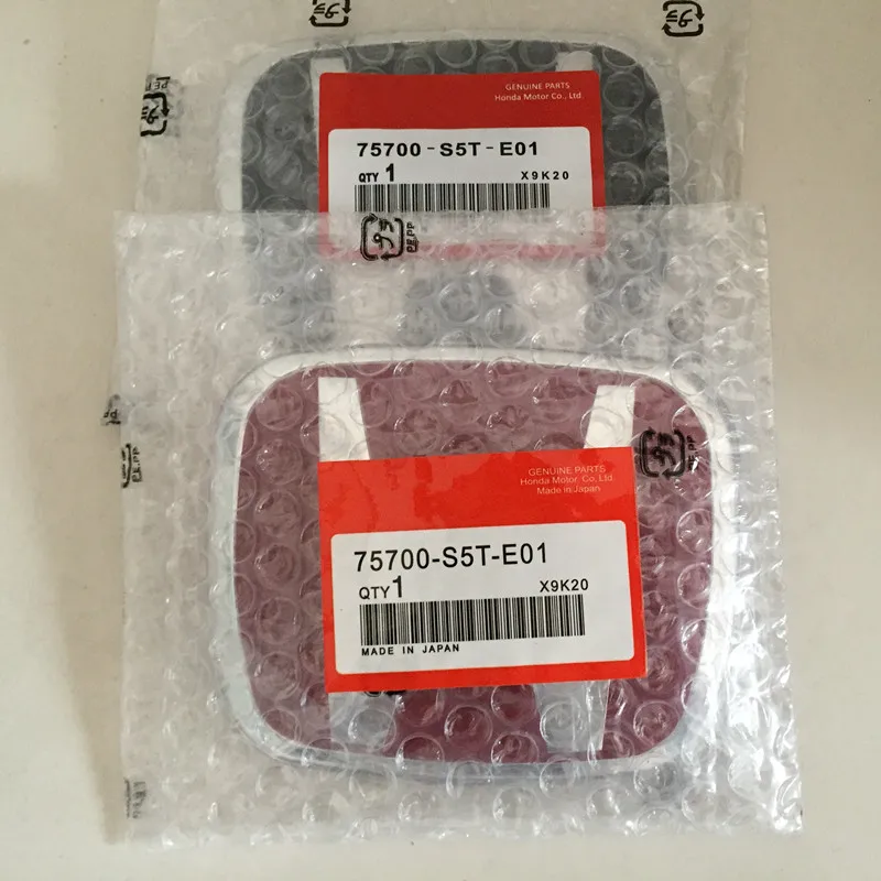 

1pcs Red Black Silver H logo car Steering Wheel Sticker Front Bonnet Grill rear Trunk Badge Emblem Sticker styling