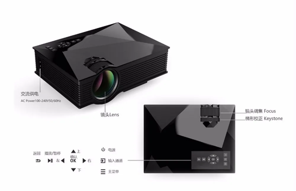 Крутой проектор AAA 4K 1080P 3D HD Android wifi Proyector, светодиодный портативный HD мультимедийный проектор для дома и офиса, usb HDMI SD