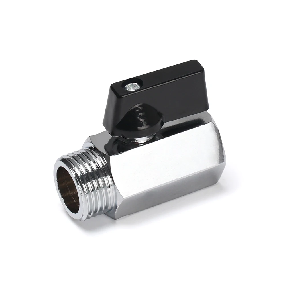

1PC Mini Brass Ball Valve 1/2,1/4,1/8,3/8" Thread Shut Off Switch Air Compressor Valves