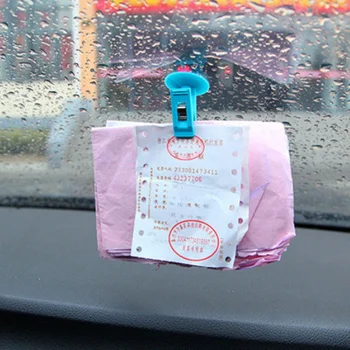 

Portable Car Sucker Clip Ticket Photo Card Holder Automobile Windshield Fastener Clamp Vehicle Suction Cup Clamp