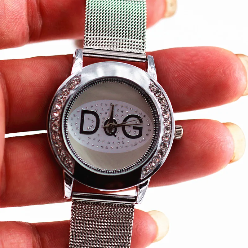

relojes mujer Stainless Steel Band casual Gold Bear Watches Women Double row Crystal Dress quartz Women watch