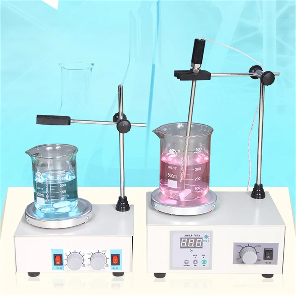 85-2 Lab Agitator Magnetic Stirring Apparatus Whisk Laboratory Beaker Mixing Tools Constant Temperature Digital Display
