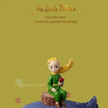 1 шт. Маленький принц смола статуя diorama украшения дома подарок миниатюрные бонсай Террариум с мхом Декор Le Petit Prince