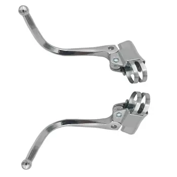 

1 Pair Universal Full Aluminum Alloy Bicycle Brake Handle Mountain Road Bike Brake Lever 22-24mm Diameter