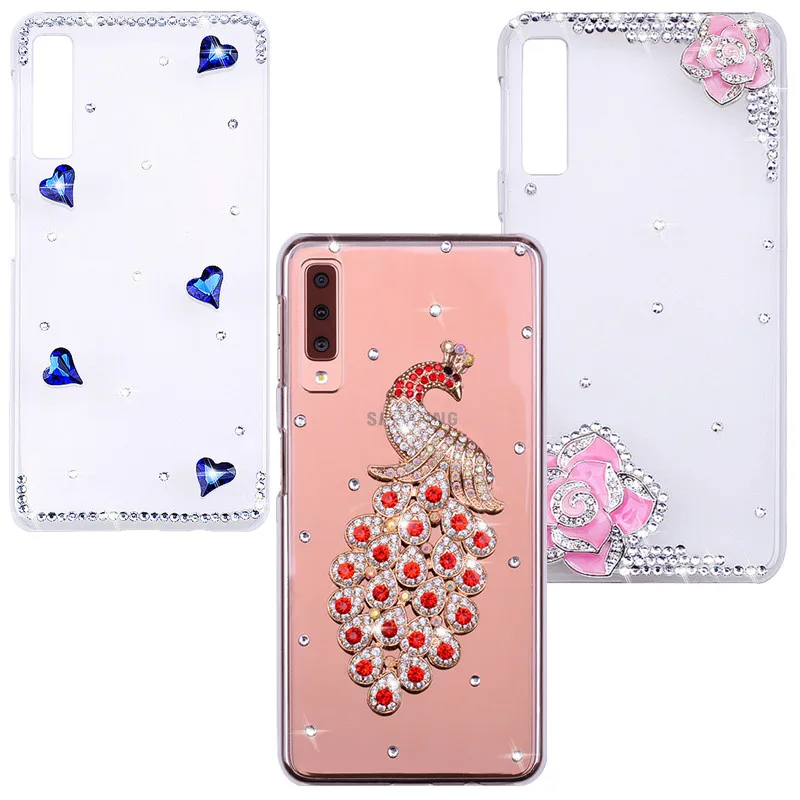 Чехол для Samsung Galaxy A50 силиконовый чехол со стразами Note 20 Ultra A01 A21s A51 A70 A30s M21 A71