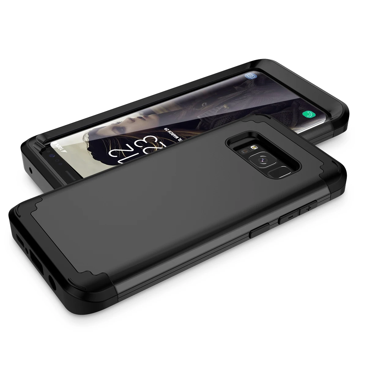 Phone Cases For Samsung Galaxy S8 Plus Note8 Case Durable PC+TPU 3 Layer Hybrid Anti-Knock Full Body Protective Case Shockproof