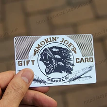 Металлический цвет, металлические визитки, 100 шт в партии роскошный Металл Бизнес ВИП-карта карты, двухсторонняя № 3007