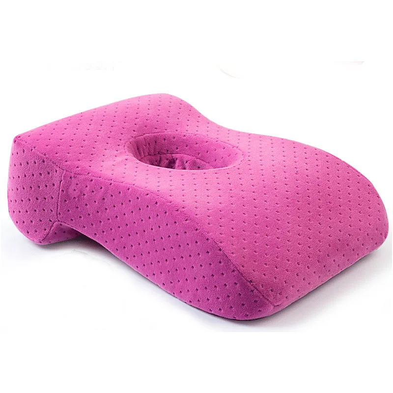 Многофункциональная дорожная подушка с эффектом памяти, Офисная Подушка для сна, L форма, медленный отскок, подушка с эффектом памяти для сна на столе - Цвет: Purple