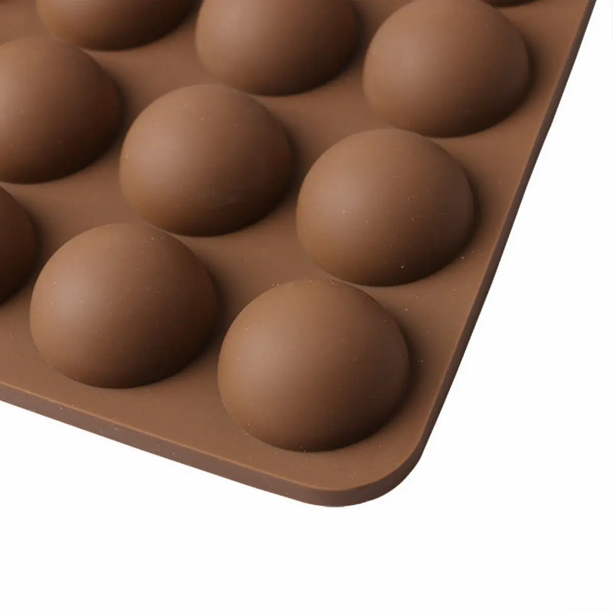JX-LCLYL Silicone 20-Half Ball Chocolate Mould Fondant Cake Candy Decor Baking Tools