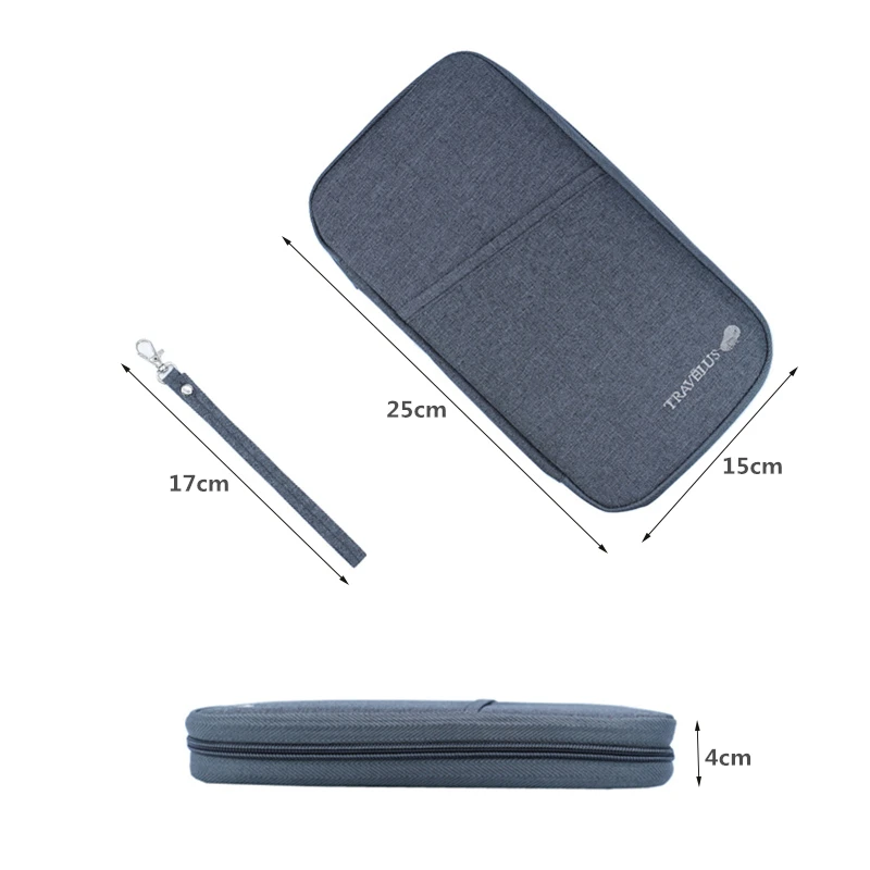  Brand Travel Journey Document Organizer Wallet Passport ID Card Holder Ticket Credit Card Bag Case  - 32771633884
