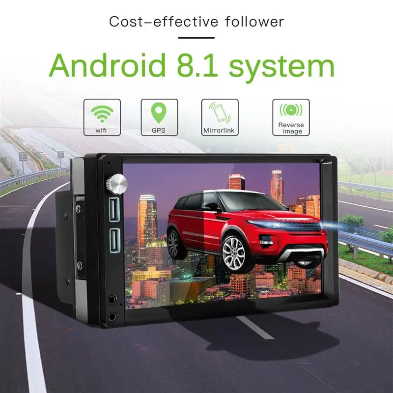 2 в 1 USB автомобильный комплект для IOS Android FM Автомобильный мультимедийный плеер навигационный автомобильный MP5 плеер Автомобильный gps плеер u-диск ЖК-дисплей
