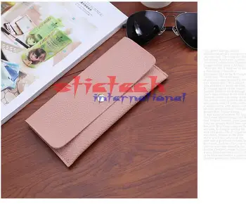 

by dhl or ems 100pcs woman wallet Ms new paragraphs thin wallet PU leather pure color long vertical wallet card fashion