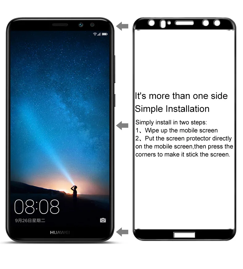 Для huawei Nova 2i huawei mate 10 lite Honor 9i пленка из закаленного стекла полная защита IMAK защита экрана полная защита экрана