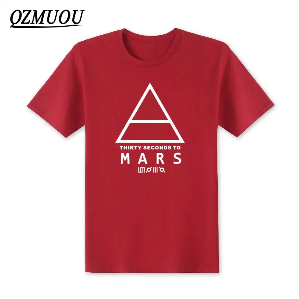 Новинка 2020 Мужская футболка с коротким рукавом от 30 SECONDS TO MARS принтом модная