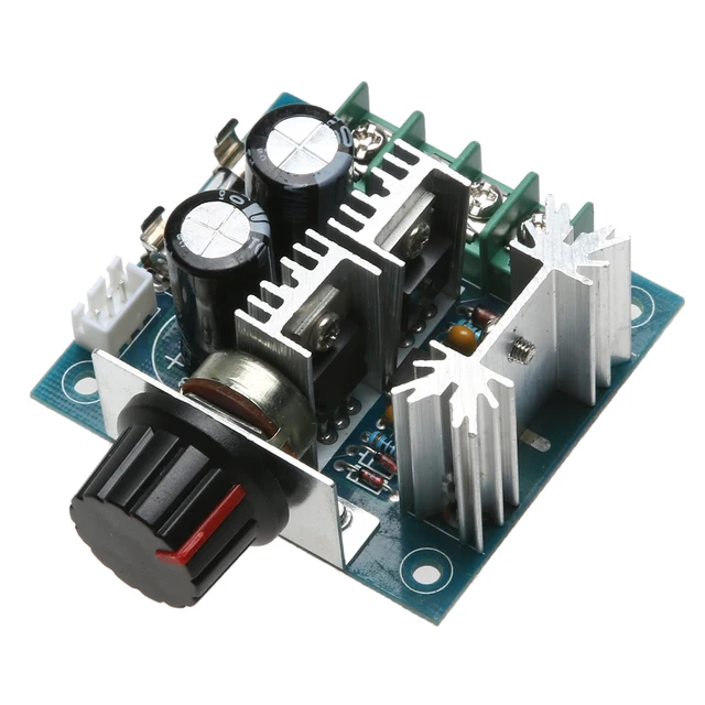 DC12V 40V DC Motor Speed Governor 13KHZ PWM Controller 10A B100K 