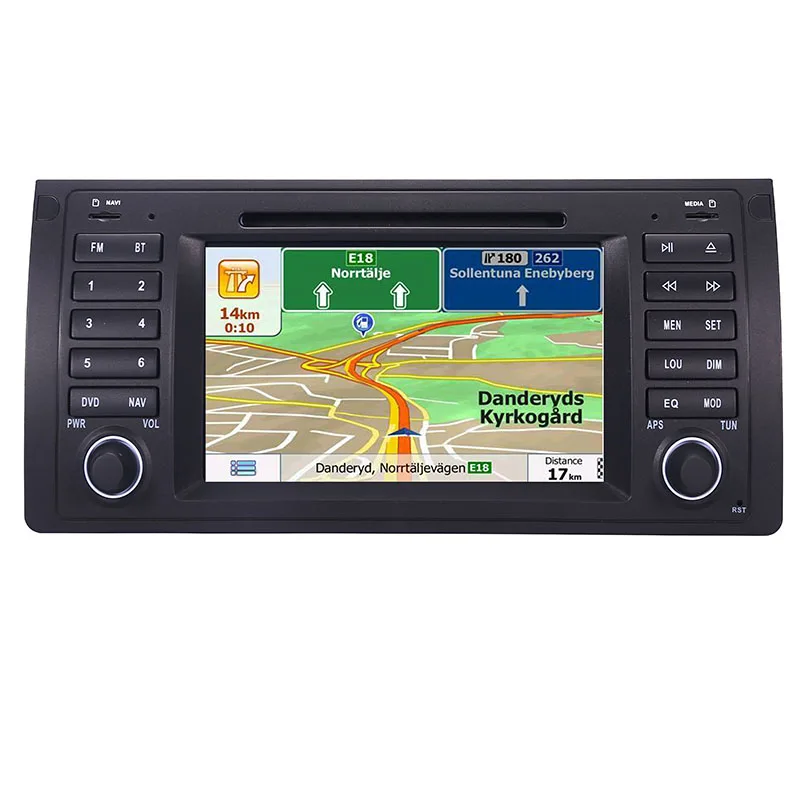 Flash Deal Original UI 7" Car DVD GPS For BMW E39 X5 E53 With GPS Bluetooth Radio RDS USB SD Steering wheel control Free Camera 1