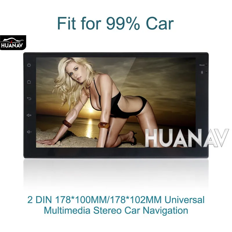 Excellent Universal Car radio Player GPS navigation for most car 2 din 178*100MM Android 6.0 1GB+16GB 7 INCH Multimedia AUTO Stereo 0