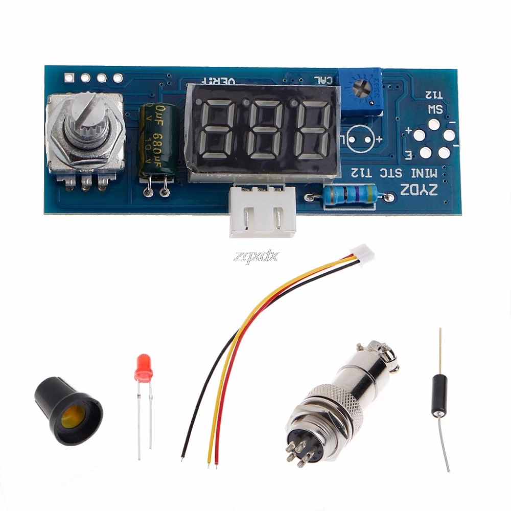

Digital Soldering Iron Station Temperature Controller Kits T12 Handle Integrated Circuits Modules July DropShip