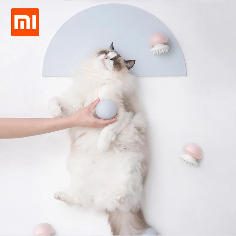 Массажер для Медузы Xiaomi Mijia Furrytail расческа питомцев с отрицательными ионами