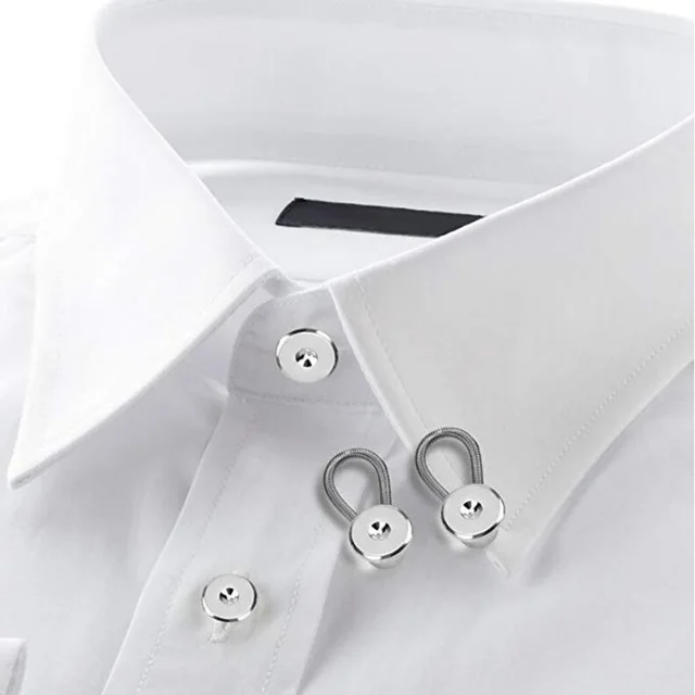 Shirt Collar Extenders (2pcs, Grey) Make your shirt comfortable again