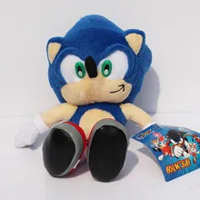 23CM 9inch Sonic Hedgehog Toys Anime Game Figures Sonic Plush Soft Doll 1pcs Free Shipping