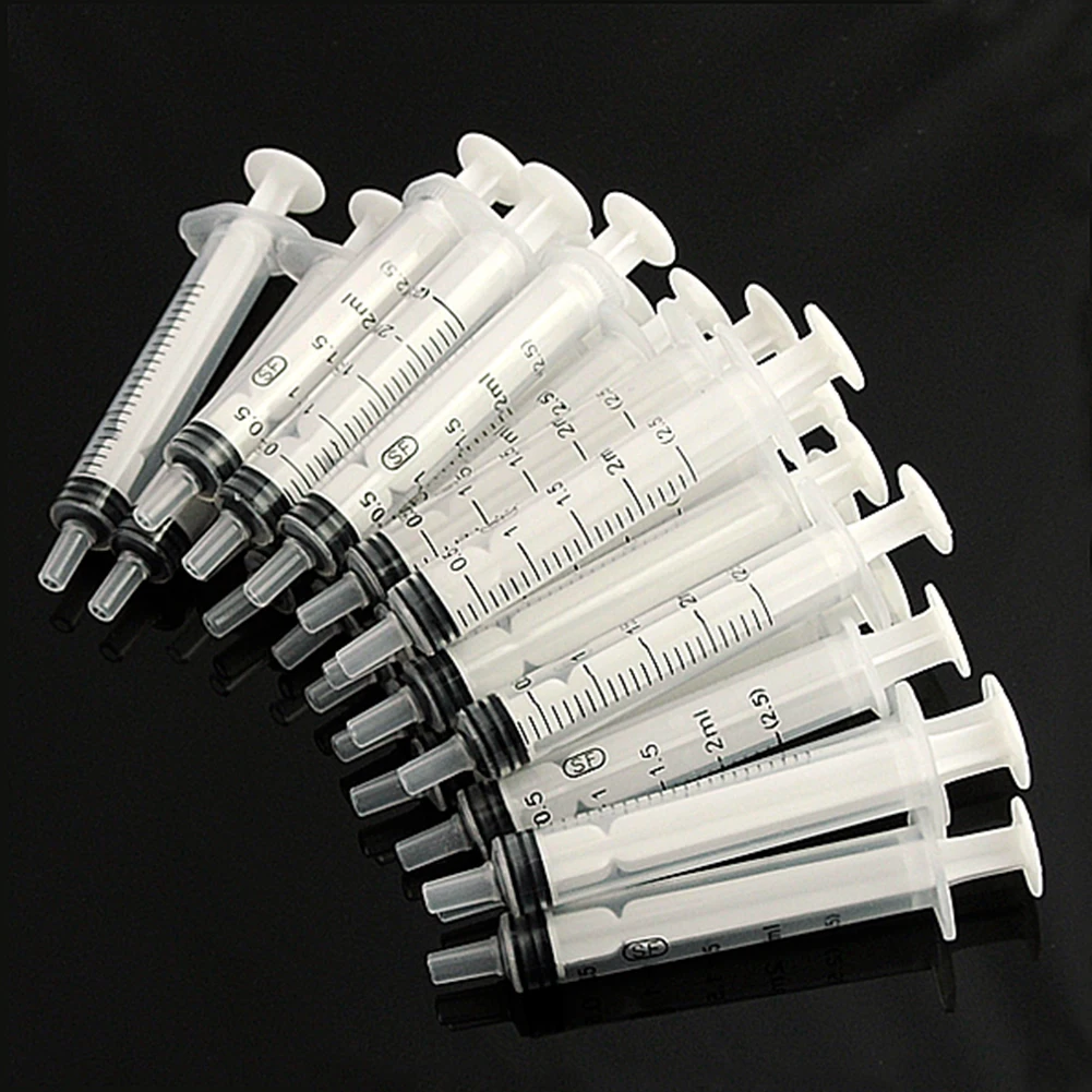 

5/10/20/50/100Pcs Nutrient Measuring 2.5ML 2.5CC Plastic Disposable Syringe Hydroponics For Lab Accurate Nutrient Measuring