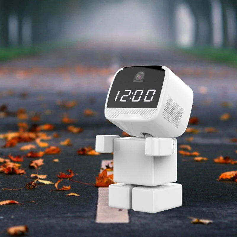  A380 Robot 960P Macchina Fotografica del IP di WIFI Orologio di Rete CCTV HD Baby Monitor di Contro