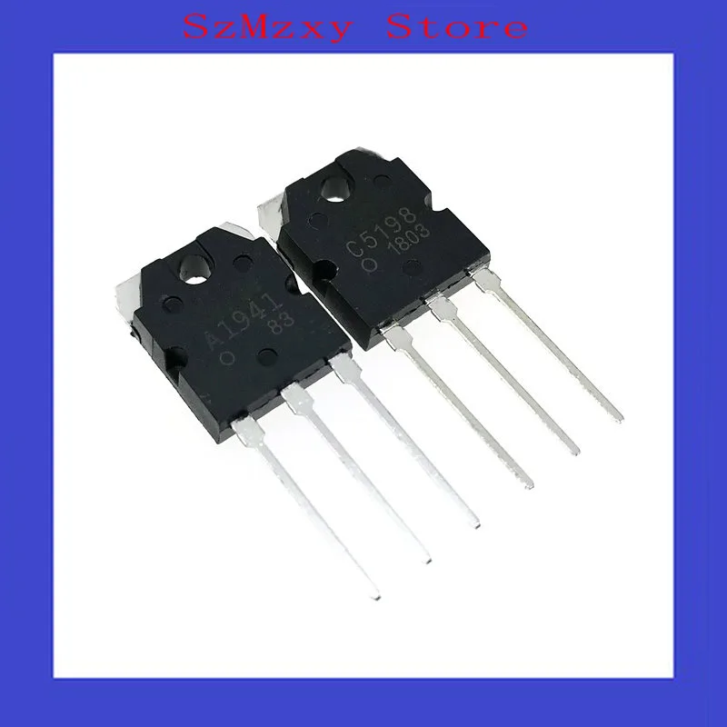 1pair=2PCS/LOT 2SA1941 2SC5198 A1941 C5198 1941 5198 TO3P-in Connectors ...