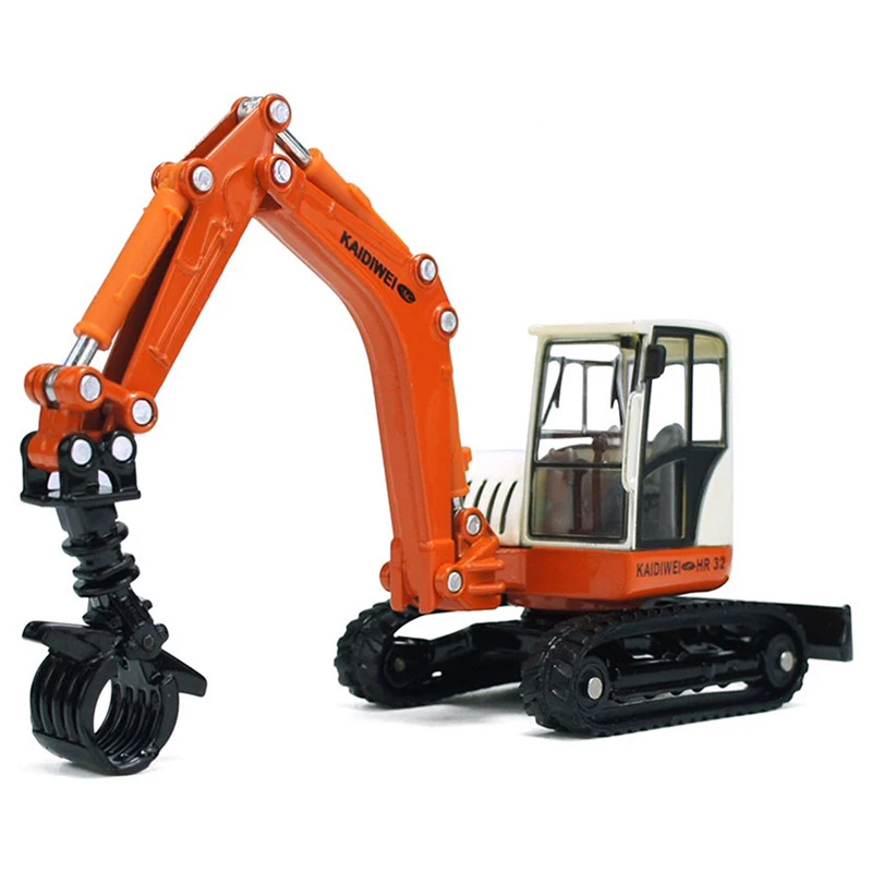 

Alloy Diecast Timber Vehicle Model KDW1:50 Toy Alloy Engineering Car Track With Grab Simulation Truck Model Toys Children Gifts