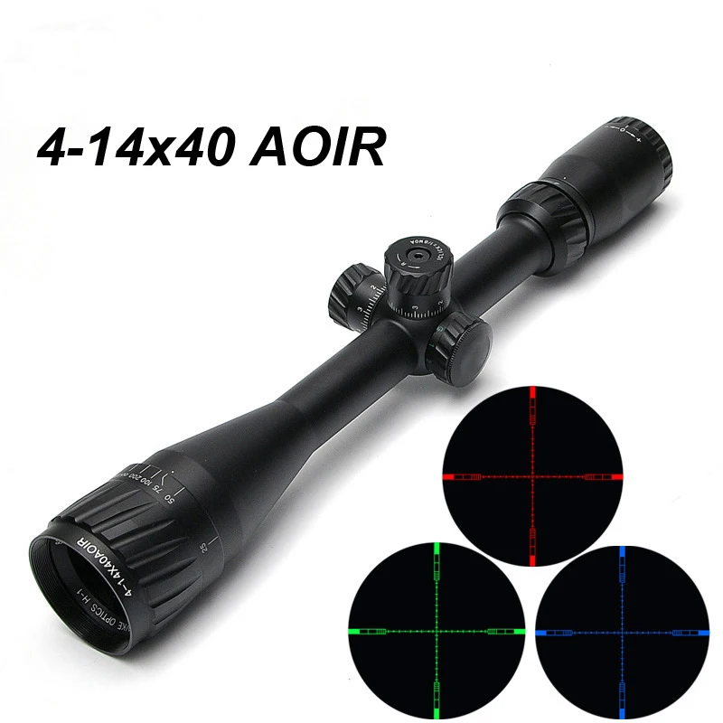 

HAVVKE 4-14X40 AOIR Tactical Riflescope Optic Sight 1/2 Mil Dot Reticle Sight Huning Scopes For Airgun Air Rifle Caza