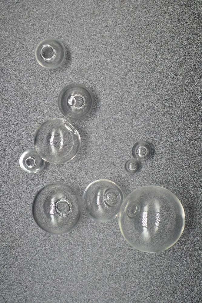 10 шт. круглые мини шарики с отверстием стеклянные сферы для поделок|glass globe bubble|glass