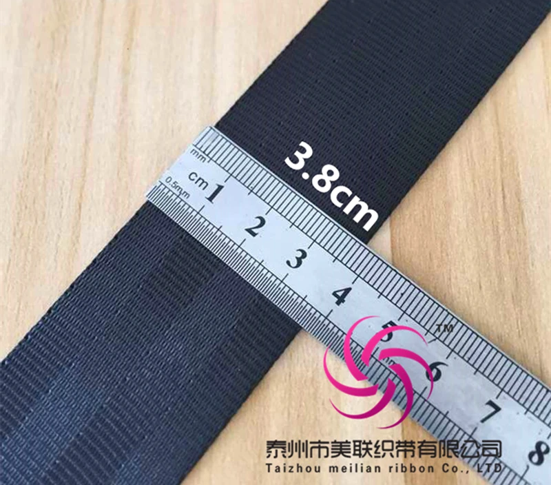 Высокая прочность лямки Толщина 1,2 мм ширина 1-7 см Черный полипропилен PP ленты Рюкзак ремень лямки ленты 1 шт = 1 ярдов