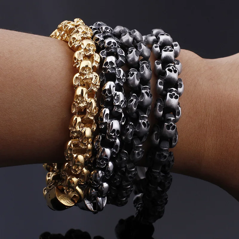 

Personality Punk Wind Bracelet Bracelet Stainless Steel Bracelet Vintage Jewelry