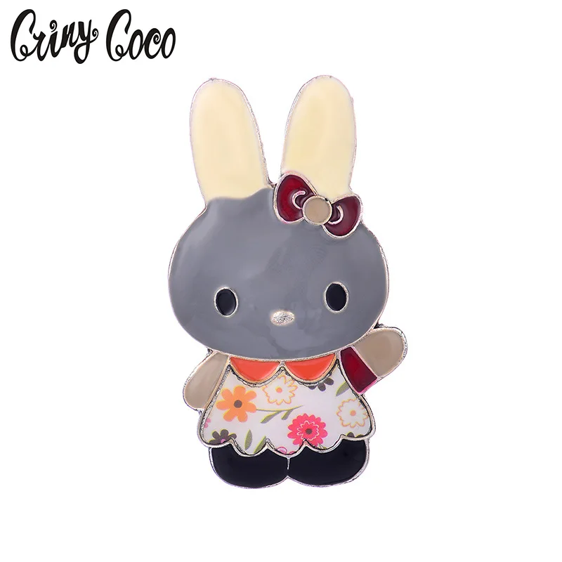 

Cartoon Cute Animal Brooches Trendy Chic Charming Cute Bear Enamel Brooch Pins Decoration Fashion Jewelry Girls&Boys