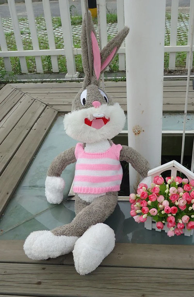 BOLAFYNIA Bugs Bunny детские плюшевые игрушки большие куклы модели на день рождения подарок на день Святого Валентина мягкая игрушка